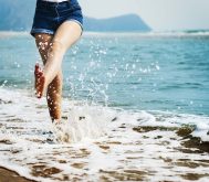 Sea Ocean Sand Beach Vacation Coast Chill Bare Concept