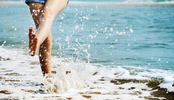 Sea Ocean Sand Beach Vacation Coast Chill Bare Concept