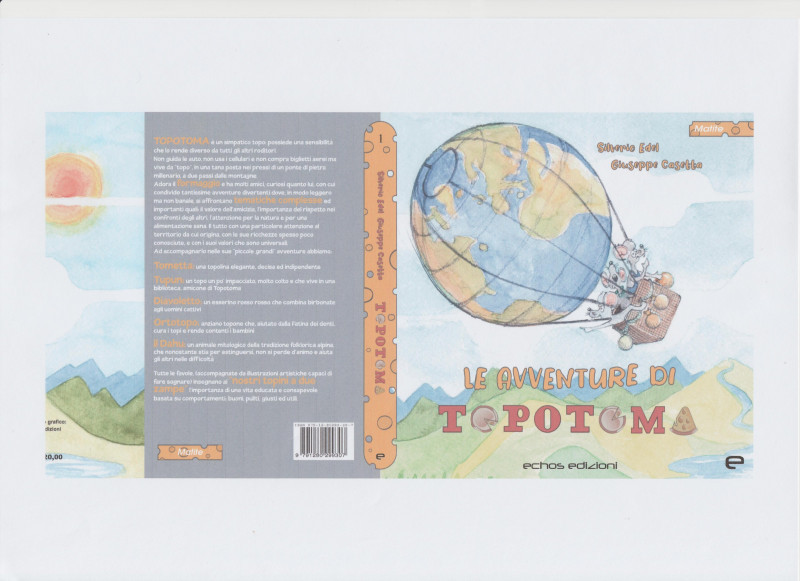 Attraverso un simpatico ed originale roditore di montagna, TOPOTOMA, si vuole  educare i nostri bambini (ma non solo) a compiere scelte ed azioni: buone, giuste, pulite ed utili, al fine di dare concretezza ai propositi della Agenda 2030 e risalto ai prodotti ed ai valori delle Valli piemontesi.