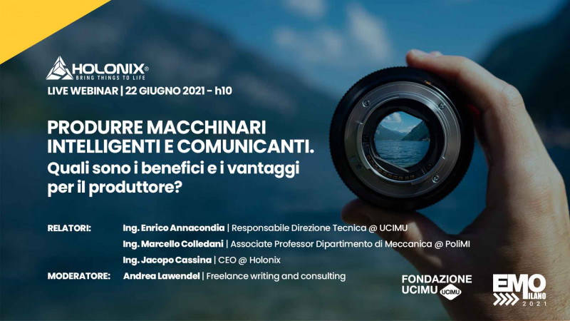 Martedì 22 giugno 2021: al via il primo webinar interamente dedicato ai produttori di macchinari industriali interessati a comprendere nel concreto quali vantaggi possono trarre dalle tecnologie 4.0.