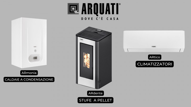 A partire dal 15 Febbraio 2022 è disponibile sul sito arquatigreen.it la nuova linea Arquati Green. Lo storico brand del Made in Italy amplia così la gamma di prodotti dedicati alla parte interna della casa con la realizzazione dei nuovi Climatizzatori ARtico, delle Caldaie a Condensazione ARmonia e delle Stufe a Pellet ARdente. Tutti nel segno di quella qualità per cui da oltre 60 anni il marchio Arquati è famoso nel mondo, e di un approccio che vuole la ricerca di soluzioni ecologiche e innovative.