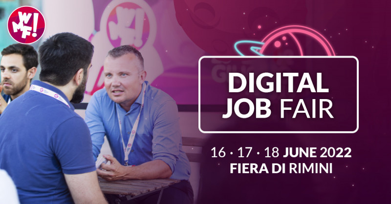 Business Matching, incontri B2B, formazione dedicata ed un servizio gratuito di Job recruiting. La Digital Job Fair del WMF - il più grande festival sull’innovazione digitale, propone attività ed iniziative interamente dedicate alle professioni digitali, offrendo un momento di scambio ed opportunità di networking per tutti gli attori del settore, unendo domanda e offerta di lavoro.