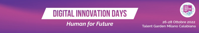 Sono aperte le iscrizioni per partecipare al DIGITAL INNOVATION DAYS 2022: 3 giorni di confronto, formazione, network e ispirazione sui quattro focus Digitale - Innovazione – Sostenibilità – Informazione. Al centro dell'evento conferenze, tavole rotonde e workshop a cura dei 200 speaker più influenti del settore; per cirane alcuni: Ernesto Sirolli, Vera Gheno e Sabastiano Zanolli, Fabio Moioli, Mattia Stanga, Andrea Febbraio, Federica Marchionni, Francesca Vecchioni, Silvia Wang. Non mancherà una discussione su un libro particolarmente amato dagli appassionati ed esperti del web: “NET POSITIVE