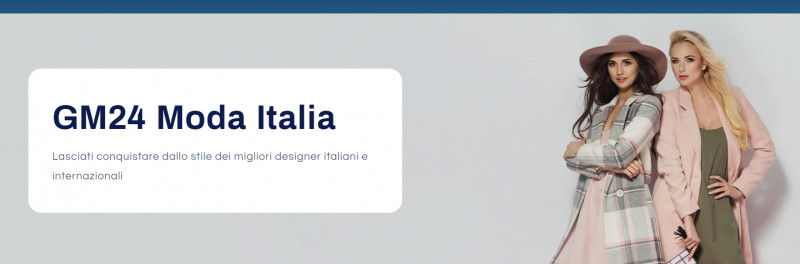 GM24 LANCIA GM24MODAITALIA.IT, IL NUOVO E-COMMERCE DEDICATO ALL’ABBIGLIAMENTO E AGLI ACCESSORI MODA FIRMATI DAI GRANDI BRAND ITALIANI E INTERNAZIONALI.