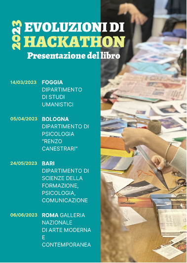 Evoluzioni di Hackathon: l’esperienza del Wellbeethon è il titolo del volume collettaneo che racconta la “Maratona del Benessere”, evento hackathon tenutosi in Unifg lo scorso maggio. Il prodotto, realizzato a cura del prof. Sebastiano Valerio e della prof.ssa Giusi Toto, sarà presentato in Unibo durante una lectio sul tema “innovazione didattica”