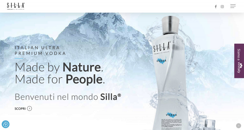 Il progetto di comunicazione dell'agenzia torinese per Vodka Silla®, start-up piemontese che fa della qualità Made in Italy il suo biglietto da visita.