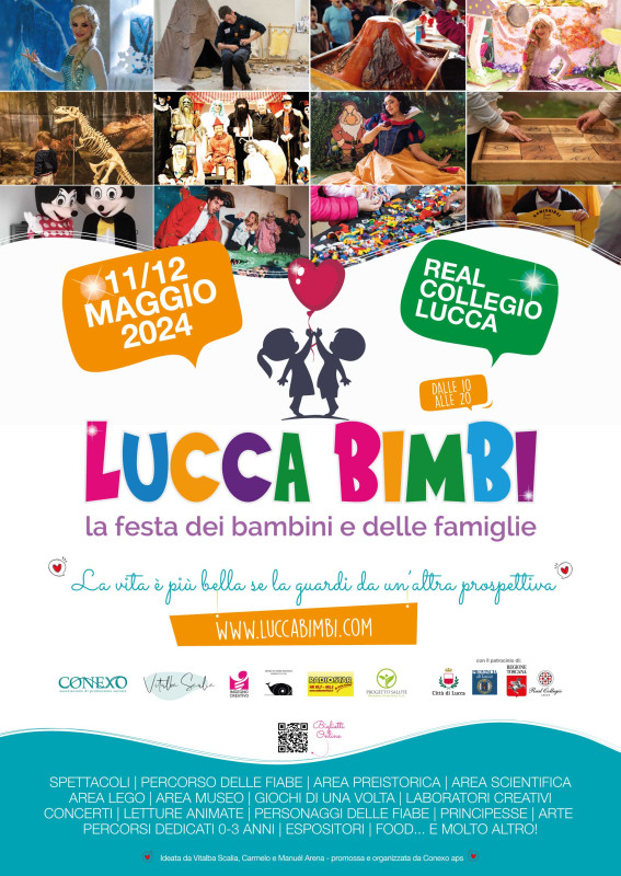 Due giorni con principesse, fiabe, laboratori, spettacoli, arte, scienza, cultura, giochi di una volta, Lego e tanto divertimento L'11 e il 12 Maggio al Real Collegio torna “Lucca Bimbi”  Cresce l’attesa per il grande evento dedicato ai bambini e alle famiglie