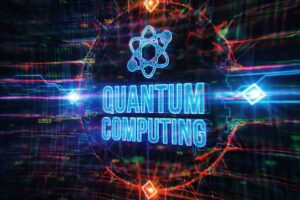 scritta computer quantistico